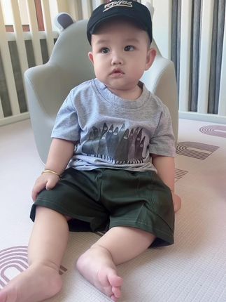 #萌娃穿搭 #婴儿衣服搭配 #男宝穿搭 #呆萌可爱 #也太可爱了吧