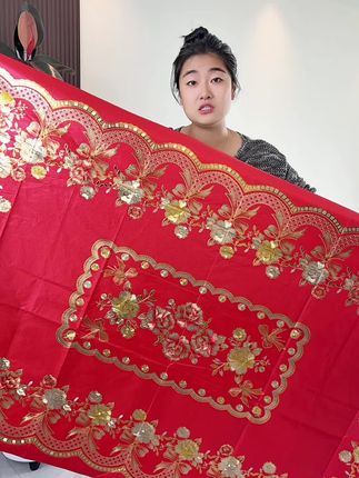 90*150红桌布PVC防水防油防烫防脏防水材料茶几布 #防水防油桌布 #茶几布餐桌布 #红色喜庆 #桌布 #超便宜超划算