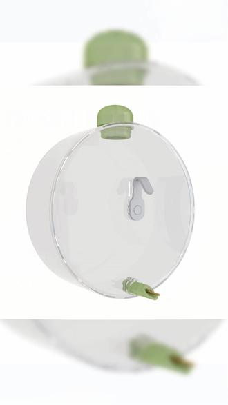 【奇妙妙】鸟用水壶自动饮水器圆形水盆鹦鹉撞针自动喂水器防漏水#鸟用饮水器 #自动喂水器 #防漏水 #宠物用品 #鹦鹉用品