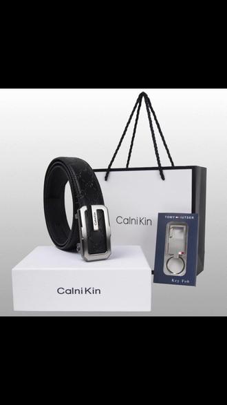 #时尚饰品 #男士穿搭 #搭配 #皮带 #男士搭配 CALNIKIN皮带男牛皮轻奢内扣自动扣腰带,年轻人青年品牌商务潮裤带,时尚简约帅气!