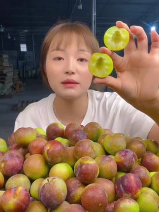 正宗四脱骨李 半边红李子(青红脆李)脆甜多汁当季新鲜水果#脆甜爽口#脱骨李#现摘现发