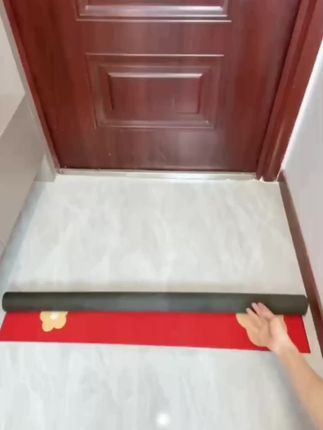 #新款百福防滑地垫 红色喜庆家用入户门浴室门防潮