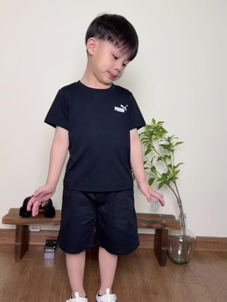 【儿童旗舰】彪马新款儿童夏季短袖T恤透气弹力#夏季穿搭 #高品质童装 #儿童穿搭分享 #阳光帅气 #运动穿搭