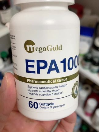 MegaGold进口深海EPA鱼油软胶囊鱼油omega-3高纯度60粒