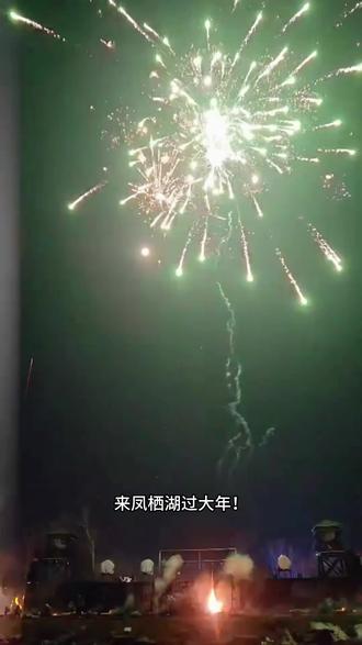 这个冬天就带上家人来凤栖湖过一个年味十足的大年吧!#凤栖湖 #睢县吃喝玩乐 #睢县凤栖湖景区 #烟花秀