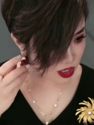 铜合金仿珍珠耳饰 法式优雅白月光耳环女轻奢小众耳圈耳饰女两戴#热门 #热门音乐🔥 #热门短剧推荐