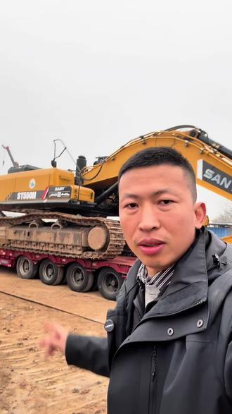 三一375的价格买485,不香吗? #三一485 #三一375 #三一挖掘机 #二手挖掘机