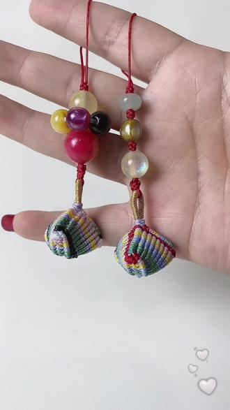 七彩小粽子完整版教程#做手工我是认真的 #手工作品分享