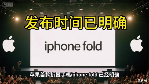 苹果折叠上市时间已明确#iphone #苹果折叠屏 #科技 #iphone18