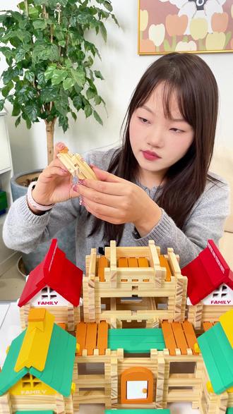 专为3-12岁孩子设计的榫卯积木,培养孩子思维能力,激发想象力!越玩越聪明#榫卯积木 #儿童玩具 #手工 #亲子互动 #宝妈