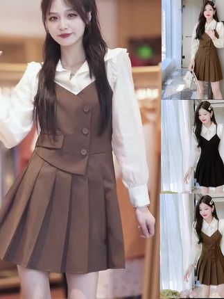 每一天,美一天#早秋搭配 #今日穿搭 #显高显瘦 #假两件棉服