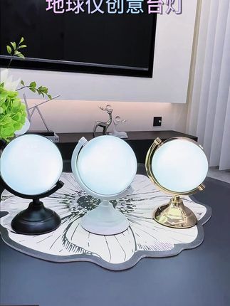 超有创意!可旋转地球仪台灯,卧室氛围感拉满 #LED地球灯 #可旋转台灯 #创意LED灯 #LED地球仪灯 #温馨小夜灯