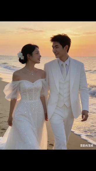 豆包你真的太权威了#豆包ai #豆包出大片有两把刷子 #结婚照 #豆包p图 #结婚照ai指令