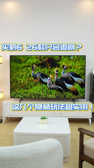 买鹤6 26款只会追剧?这几个隐藏玩法超实用! #雷鸟电视#FFALCON雷鸟#电视推荐