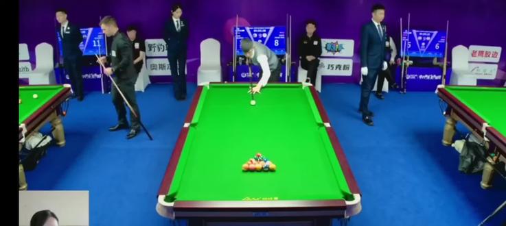 斯诺克暂时没比赛,看会中八#乔氏 #秦利文#张泰艺