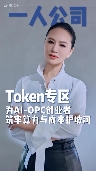 Token专区:为AI-OPC创业者筑牢算力与成本护城河。 #Token #词元 #热点 #阿里云 #OPC