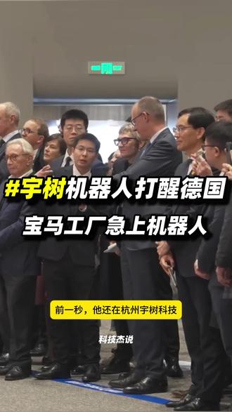 宇树机器人打醒德国! 在杭州看机器人打拳,回国就痛批!宝马连夜部署机器人!这48小时,德国经历了什么?#中国机器人 #德国制造 #宝马 #宇树科技