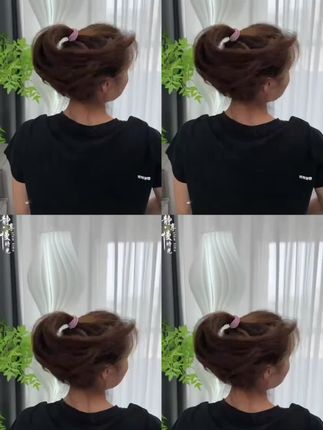 高弹力发圈,高马尾的天菜,柔软舒适不伤发,大人小孩都能用#发饰发夹#发饰#头绳#面膜发圈#高弹力头绳