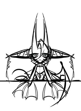 不要开学啊!!#地狱客栈 #地狱客栈oc #oc #绘画