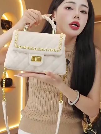 高级感女士新款手提斜跨包夏季爆款单肩包时尚百搭菱格洋气链条包#美包分享 #时尚潮流#创作灵感