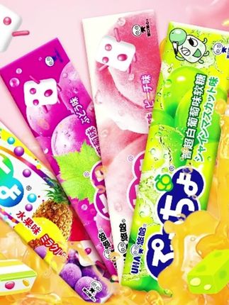 UHA悠哈普超条糖多口味夹心糖含小糖软糖解馋崽子糖#普超什锦软糖 #悠哈夹心软糖 #软糖 #糖果 #好物推荐