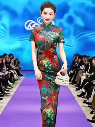 旗袍#高贵优雅 #高端大气 #打造完美身材 #喜欢旗袍关注我