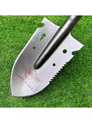 #实用工具 军印多功能户外铲锰钢尖头铲露营车载垂钓挖土防身全钢户外园艺铲 #工具大全 #好工具 #铲子 #铲子推荐