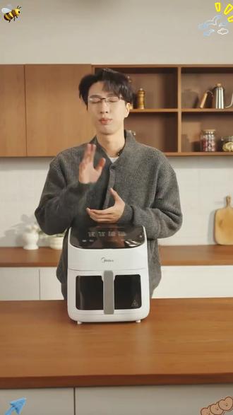 美的新款炎烤空气炸锅家用7L大容量双热源免翻面多功能做美食 #厨房好物 #在家自己做美食 #大容量空气炸锅推荐 #好物推荐🔥 #提升幸福感好物