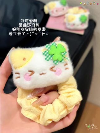 老夫的少女心啊✨,真的太可爱了吧🥰#也太可爱了吧 #少女心爆棚 #发圈头绳发饰简单好看