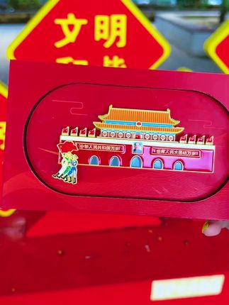 这就是外国人永远都理解不了的,独属于中国人的浪漫,这一刻如果信仰有颜色,那一定是中国红#致敬#爱国#中国红#冰箱贴