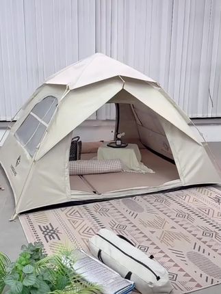 【新疆包邮】阳光部落户外露营帐篷折叠全自动速开黑胶防雨加厚装备 #全自动帐篷 #户外露营 #露营装备 #户外帐篷 #户外帐篷露营