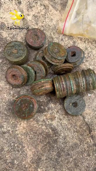 探宝怎么找大批的铜钱呢?#金属探测器 #户外 #户外探宝 #经验分享 #真实户外