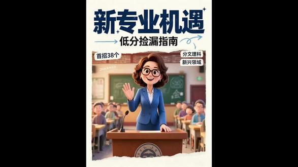 #志愿填报避坑指南 #创作者中心 #创作灵感 #宜宾高考志愿填报 #宜宾高考志愿填报
新专业专业招生年,没有?第一参考分数线这可能是捡漏黄金期!