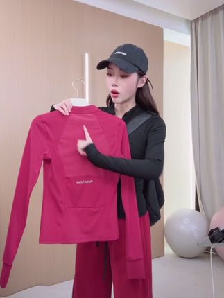 专业运动套装女秋季新款加绒健身服修身显瘦保暖长袖高弹训练长裤