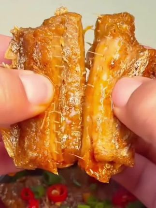 【周年庆】舟山特产糖醋熏带鱼 鲜活营养带鱼制作 开罐即食250g/盒#糖醋熏带鱼 #熏带鱼 #带鱼