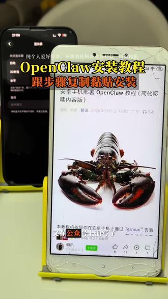 小米旧手机安装2.23版OpenClaw(纯爱好折腾) #OpenClaw #Ai #小米 #科技前沿 #2026新风口