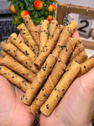 香甜酥脆#蛋卷 #零食#小食品