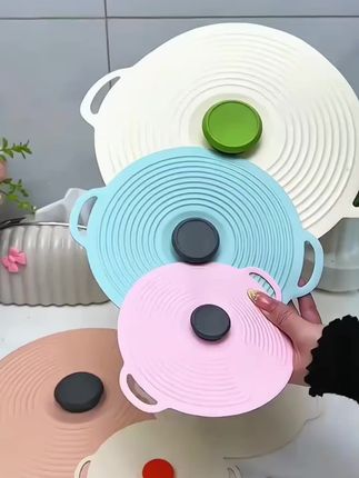 硅胶保鲜盖锅碗盘杯盖专用微波炉防溅盖密封盖子可重复使用保鲜碗#保鲜盖 #保鲜 #硅胶