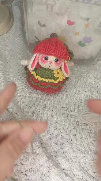 糖糖兔的裤子钩织教程