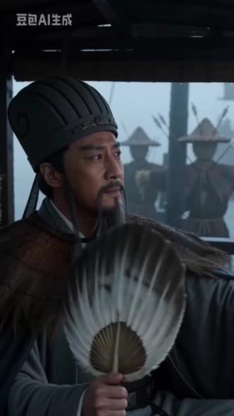 雾锁长江,草船借箭显奇才 #三国经典,草船借箭