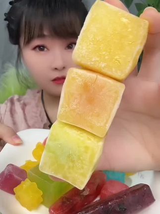 #爆浆夹心琥珀糖 #夹心琥珀糖 #琥珀糖