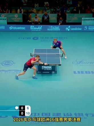 艾利克斯·勒布伦3比1达科,实现男单两连冠 2026年欧洲16强赛落幕