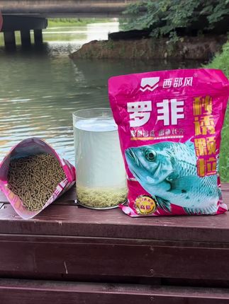 #西部风罗非打窝颗粒 #钓罗非鱼 #钓鱼饵料 #户外钓鱼
