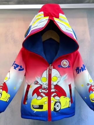 #加绒双面穿外套 #深秋儿童外套 #男童帅气外套 #2025 新款童装 【加绒双面穿】奥特曼衣服男童两面穿加绒外套深秋款 25 新款酷帅气潮