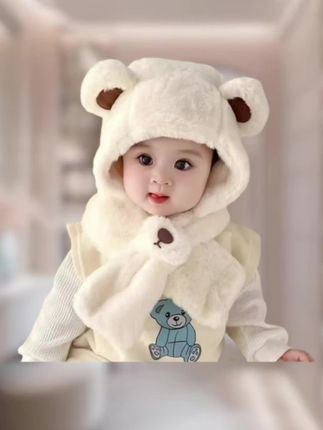 #一体帽 #保暖又好看 #宝宝帽子#帽子围脖一体#超便宜超划算