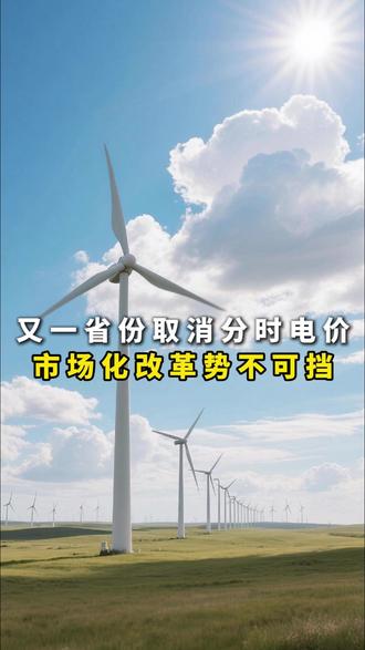 行业热点 | 10省先行、贵州跟进!对于取消固定分时电价这一调整,您有什么看法,欢迎评论区留言#TCL华科 #电价 #新能源 #工商业 #万万想不到