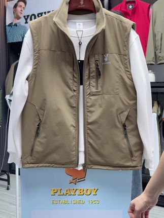 双面穿马甲,秋冬款加厚马甲,正品保证,送运费险#品质男装 #男装新款 #高端男装