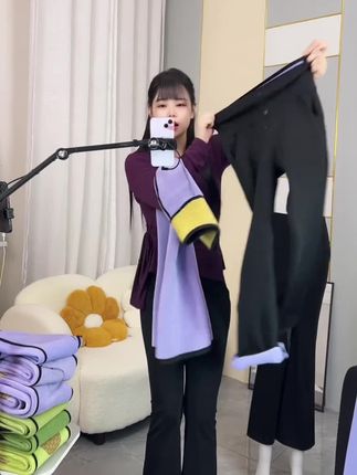 #大码穿搭 #百搭神裤 #藏肉显瘦穿搭 #显瘦裤子 #加绒微喇裤 显瘦鲨鱼微喇裤,喇叭裤