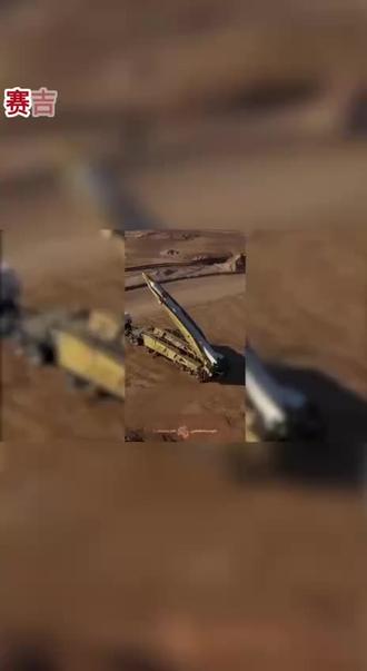 伊朗公布弹道导弹打击视频#伊朗 #美国 #以色列