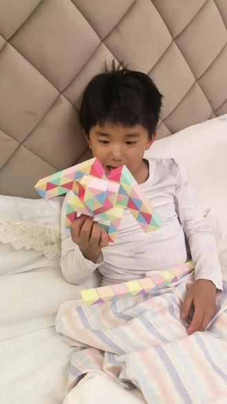 挑战365天百变魔尺打卡之第245天:72段百变魔尺拼 泽塔变身器👍👍👍